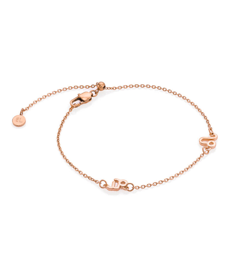 Buy GIVA Sterling Silver Rose Gold Heap of Love Bracelet for Womens and  Girls Online